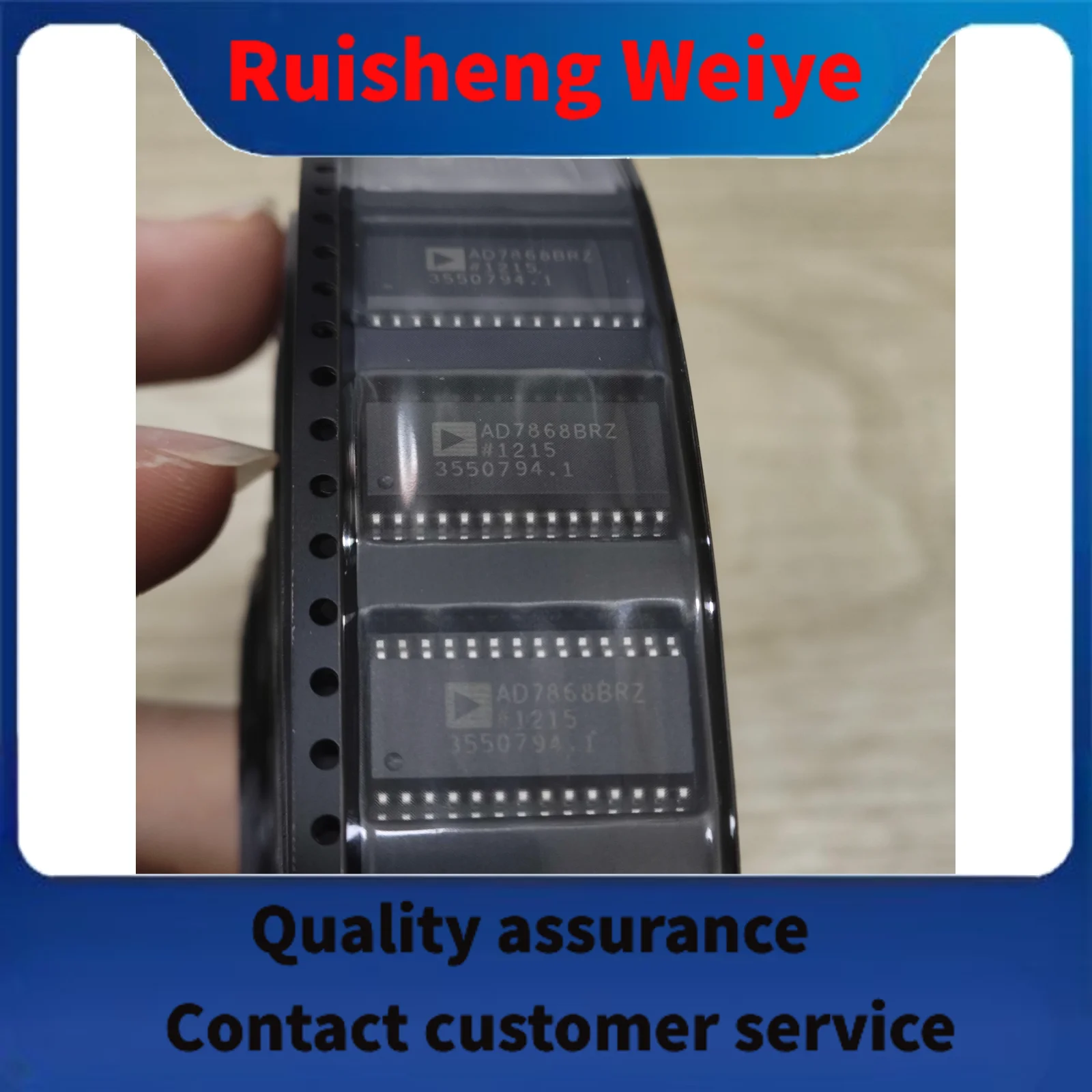 

AD7868BRZ Data acquisition IC chip, SOP-28 package.