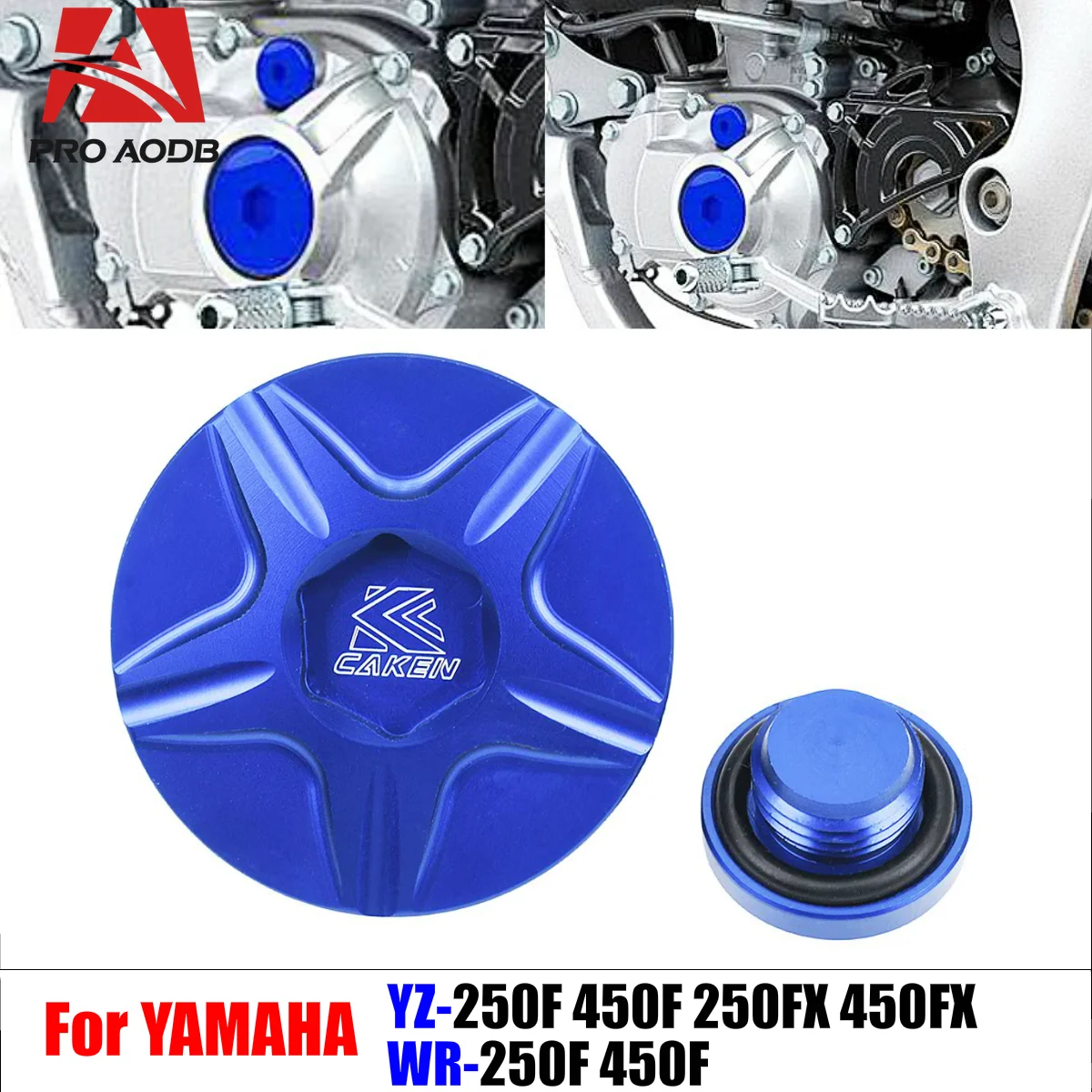 

Motorcycle Accessories Engine Cover Cap Plug Kit For YAMAHA YZ250F YZ250FX YZ450F YZ450FX WR250F WR450F ATV RAPTOR 700 YFZ450R