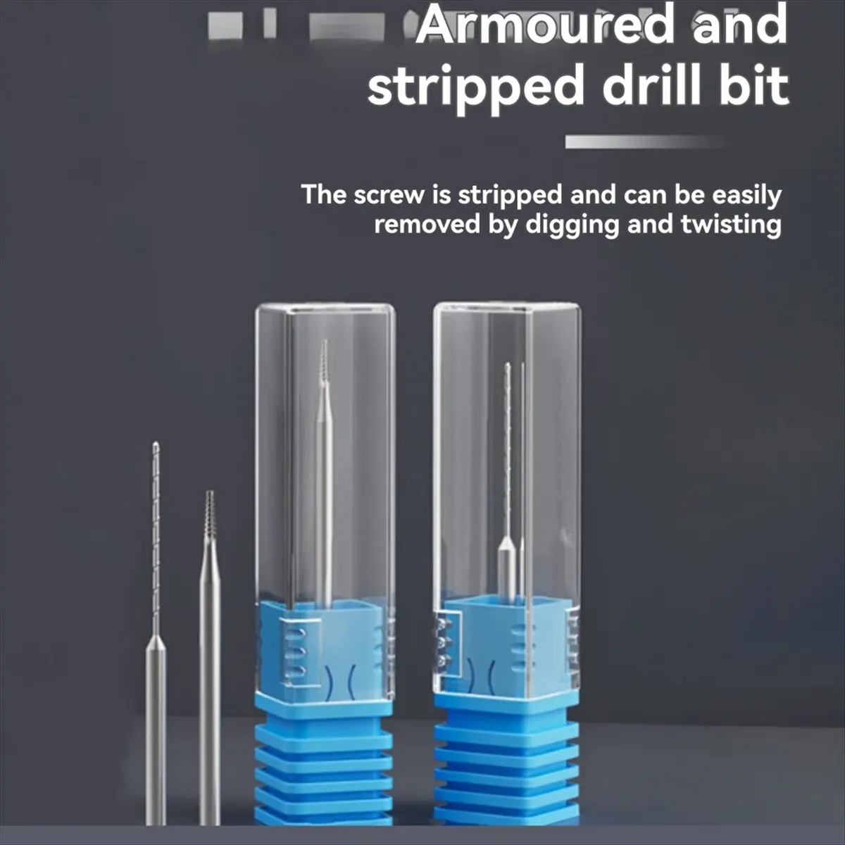 U8 Drill Bit Screw Removal Mobile Phone Tail Broken Thread Sliding Alloy Armor-Piercing Sliding Tool 50mm/45mm