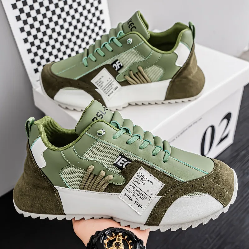 Sneakers for Men Fashion Outdoor Casual Shoes Chunky Vulcanized Shoes Platform Tennis Training Shoe Sport Running Shoes for Men