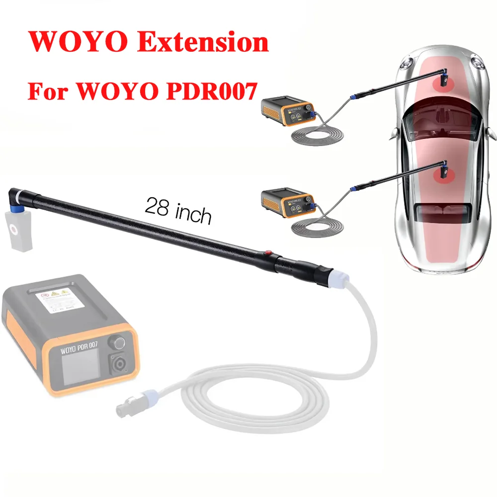 WOYO Extension Rop Car Dent Repair Tool 28 inch Car Pdr Superior Rod Paint Dent Repair Tool Car Disassembly Induction Heater