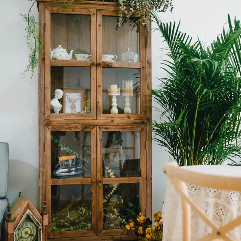 Postmodern Garden Living Room Cabinets Glass Storage Coffee Living Room Cabinets Ergonomic Armoires De Salon Unique Furniture