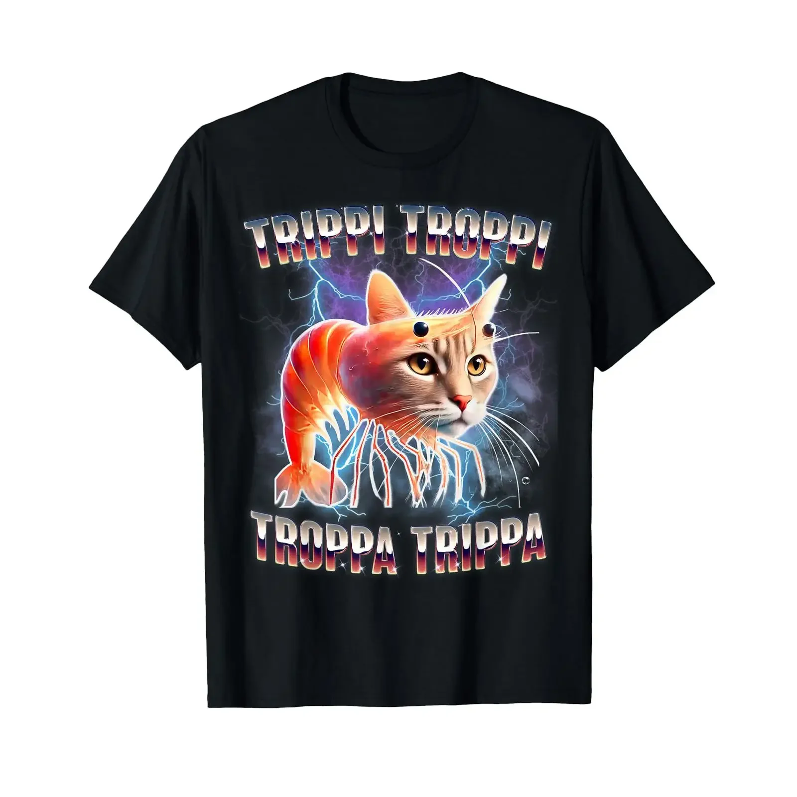 Trippi Troppi Troppa Trippa Brain Red Italian Meme T Shirt vintage Washed Comfortable streetwear Casual Stretched Stylish