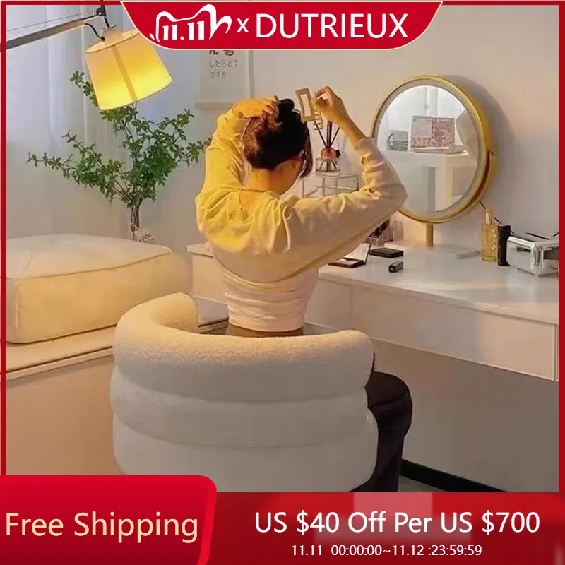 

Arm Makeup Chairs Salon Balcony Bedroom Luxury Modern Comfortable Living Room Chairs Bar Stools Fauteuil Salon Unique Furniture