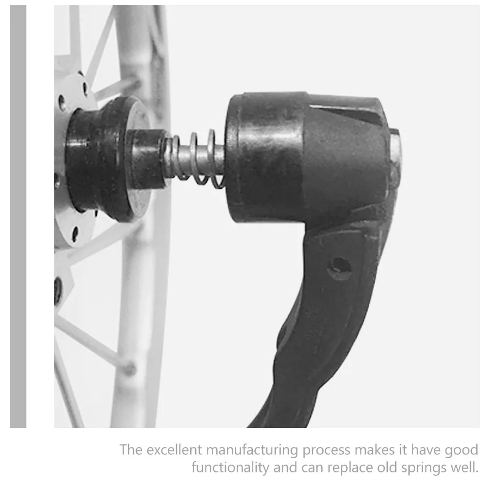 

100Pcs Stainless Steel Quick Release Bike Wheel Springs Universal Skewer Spring for Bicycle Replacement