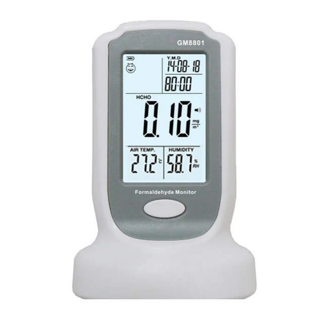 Benetech GM8801 Digital Display LCD Formaldehyde Detector Meter HCHO Air Quality Testing Gas Analyzer Tester 0-3mg/m3