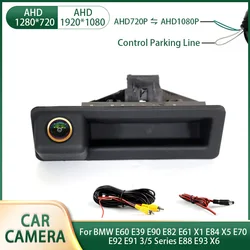 AHD 1080P Waterproof Car Rear View Reverse Camera For BMW E60 E39 E90 E82 E61 X1 E84 X5 E70 E92 E91 3/5 Series E88 E93 X6