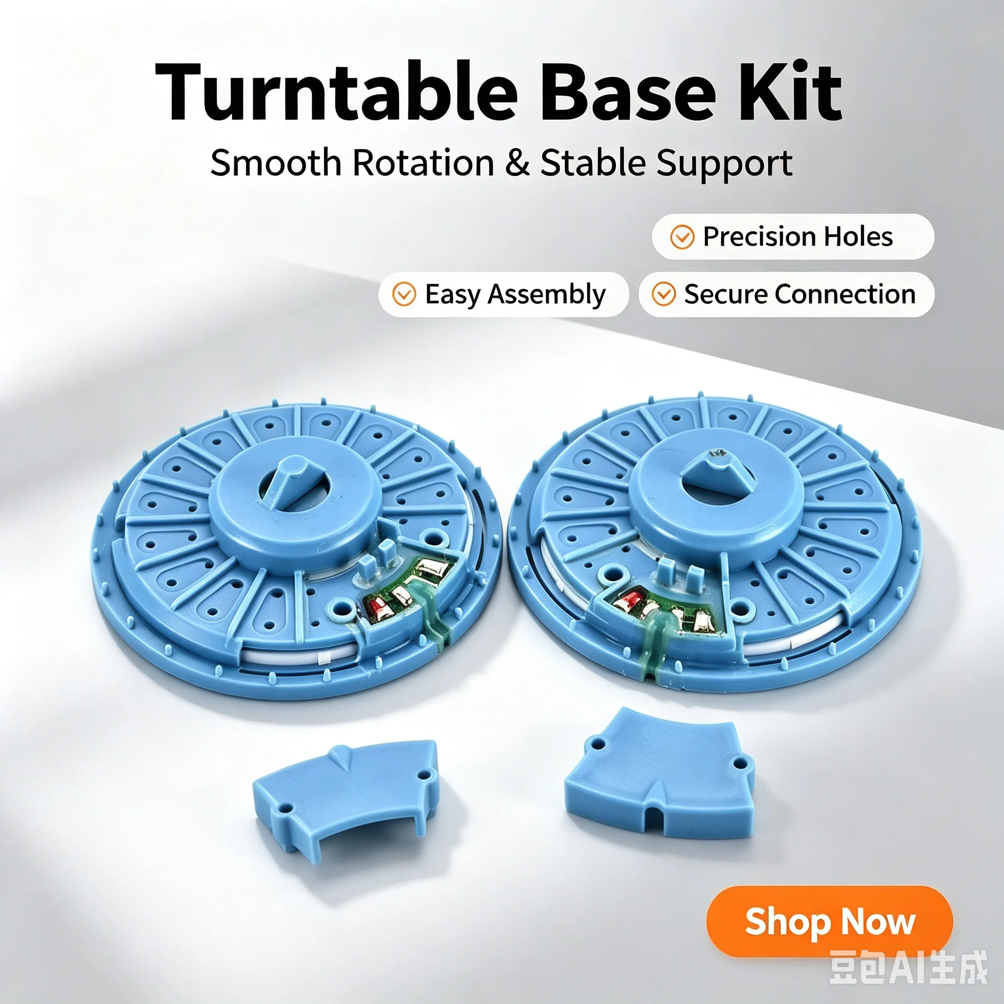 Replacement Speaker For Koss Portapro PP Headphones - 45x45mm Blue Plastic Driver Unit Compatible With Original Model