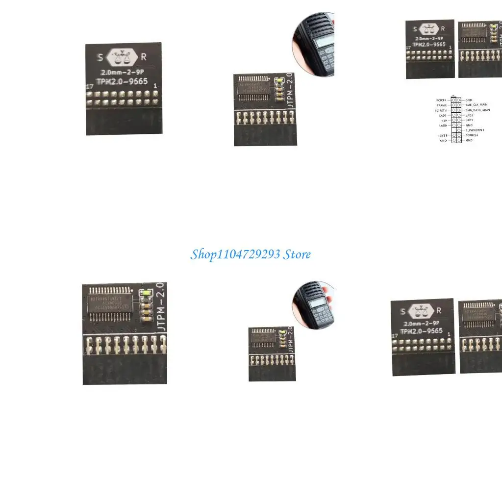 

Y2GD TPM2.0 LPC 18pin Data Protections Remote Card Security Module