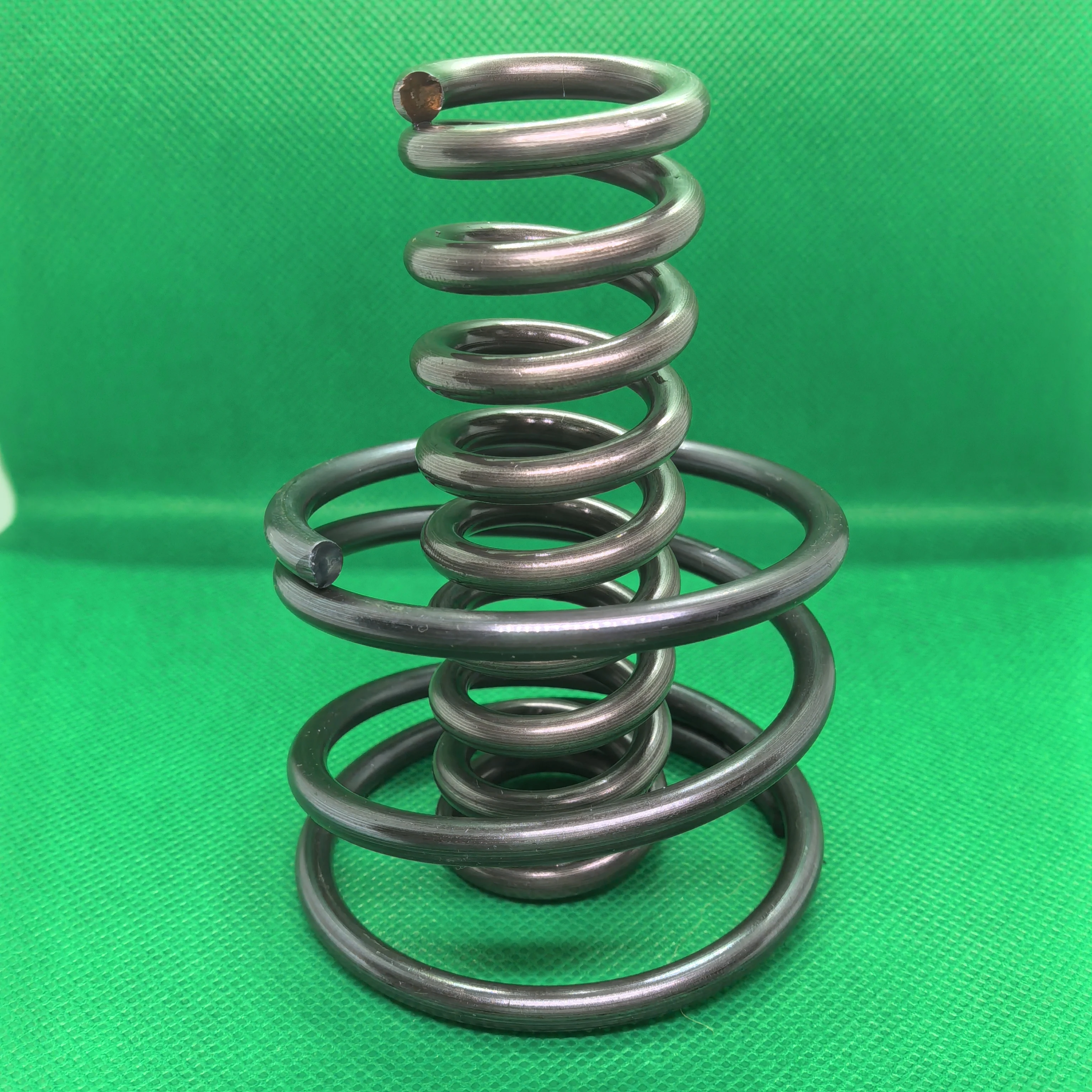 65Mn Diameter Kawat 5.0Mm Kumparan Silinder Pegas Kompresi Pegas Kembali Kumparan Baja Pegas Terkompresi Melepaskan Tekanan