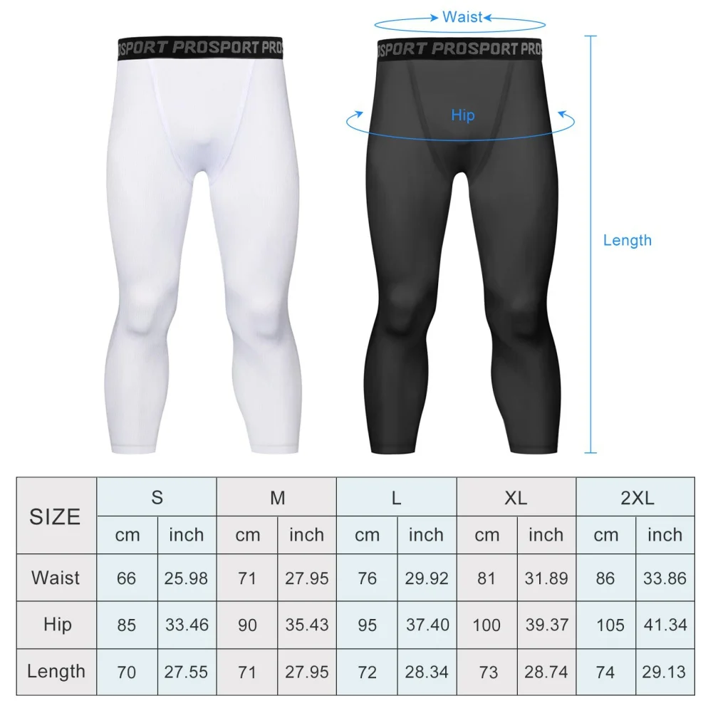 Running Sports Men Compression Tight Leggings Male Workout Bottoms Trousers Jogging Dry Yoga Pants Quick Fitness Training