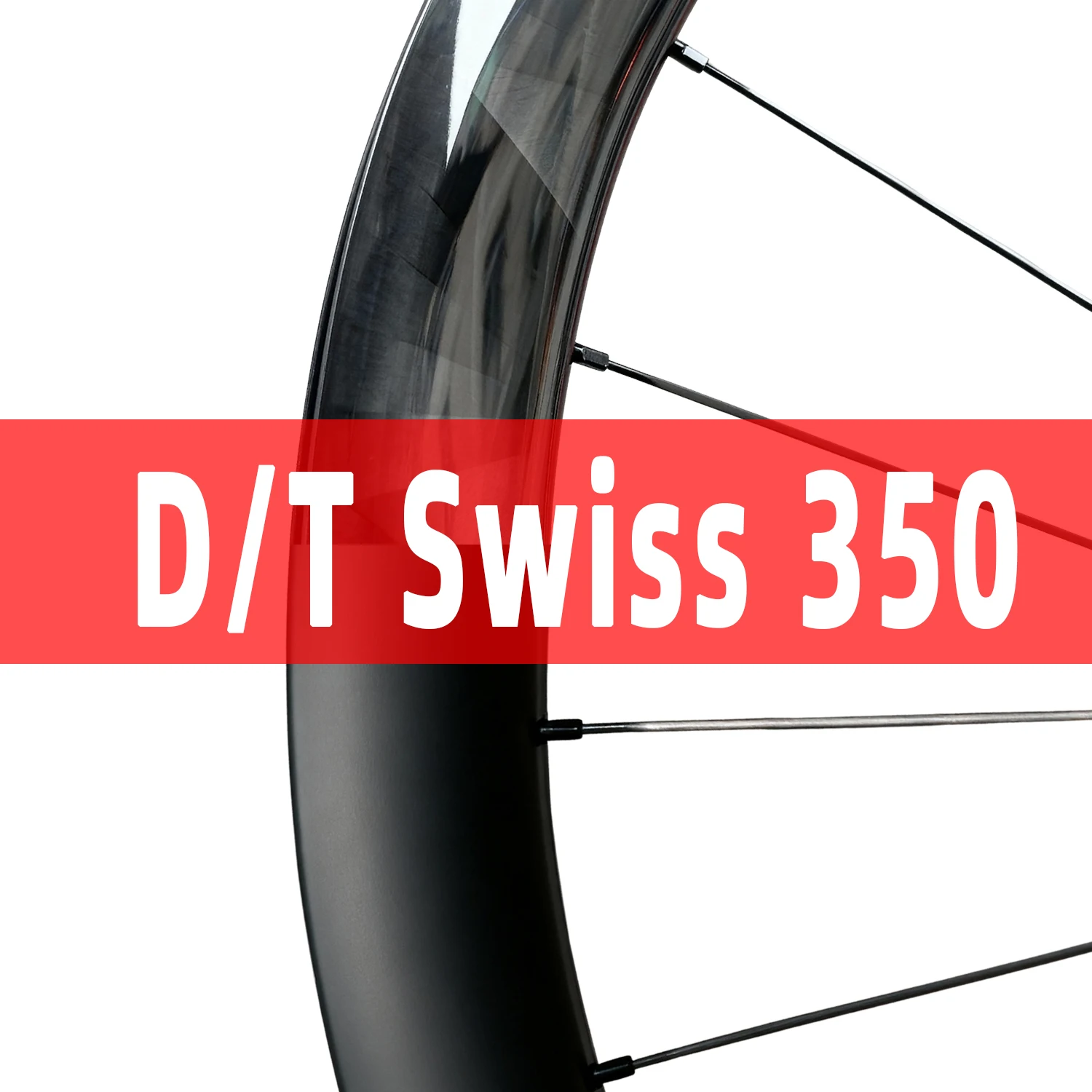 

D/T Swiss 350 Hand-built 700c Carbon Aero Wheelset, Clincher, Center Lock Disc Brake, Road Racing
