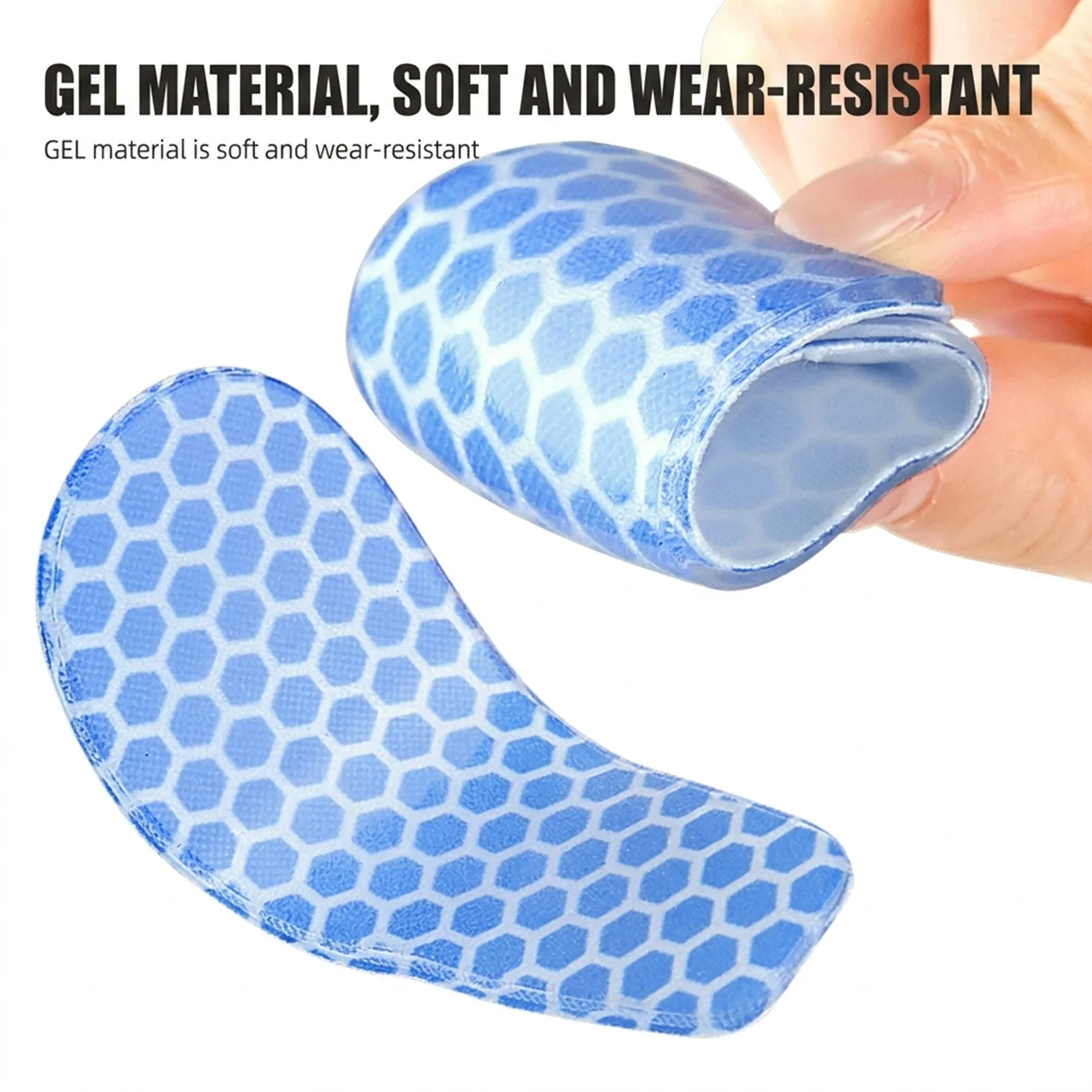 Ankle Gel Pad Comfortable Braces Winter Sports Gear for Skiers Silicone Shock Absorbing Cushion Anti-Friction Boot Insert