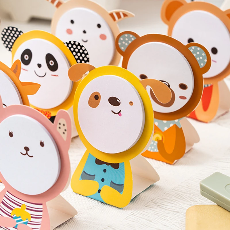 30 แผ่นแฟชั่นแนวตั้ง Sticky Notes Creative Kawaii Sticky Notes น่ารักการ์ตูน Mark Notes โรงเรียนเครื่องเขียนนักเรียน