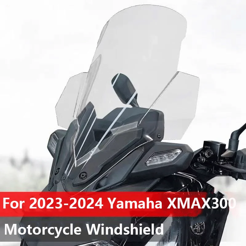 For 2023-2024 Motorcycle Yamaha XMAX300 Modified Windshield Sports Windshield Competition Goggles Xmax Deflector Accessories