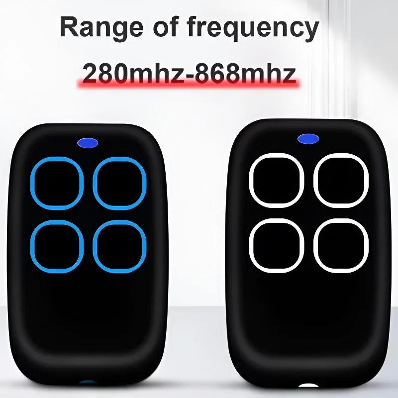 Multi-frequency 280MHz-868MHz Copier Transmitter Compatible with TOP432NA, TOP432EV, TOP432EE Garage Door Remote Manual Button