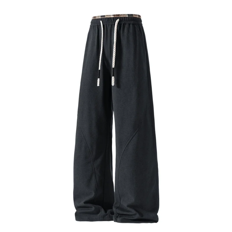 

Мужские модные спортивные брюки - унисекс, однотонные, повседневные, для весны и осени, минималистичные, универсальные, комфортные, для повседневной носки