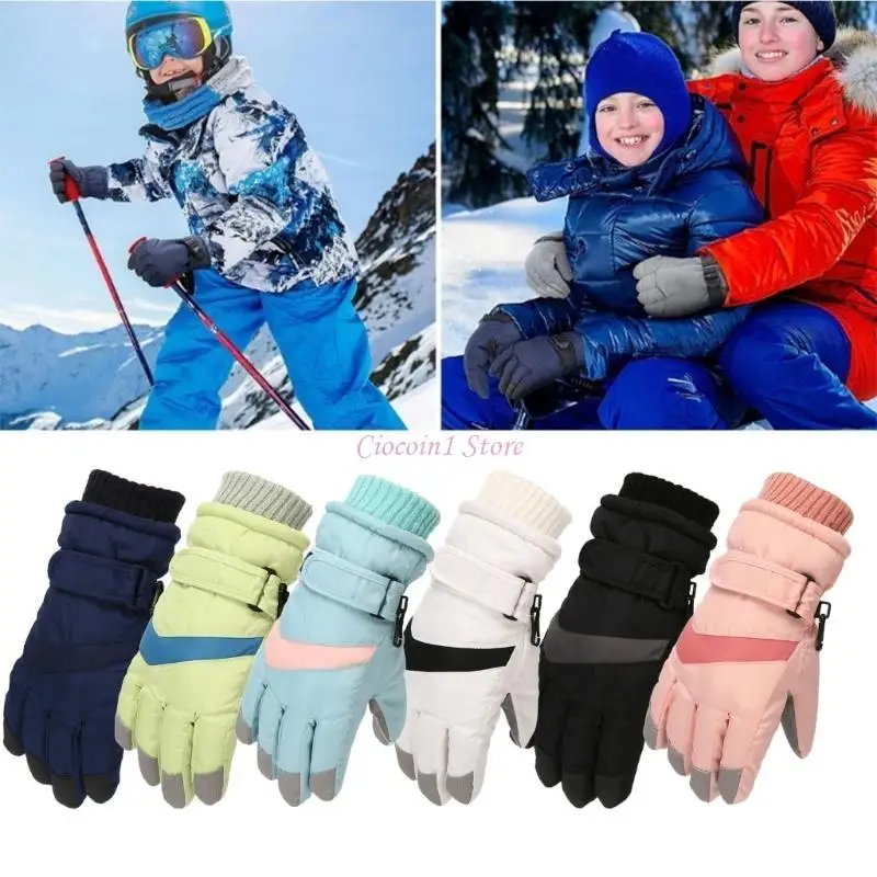Y1UB 1 paar Ademend skihandschoenen Winddichte winter Mittens Sportshandschoenen