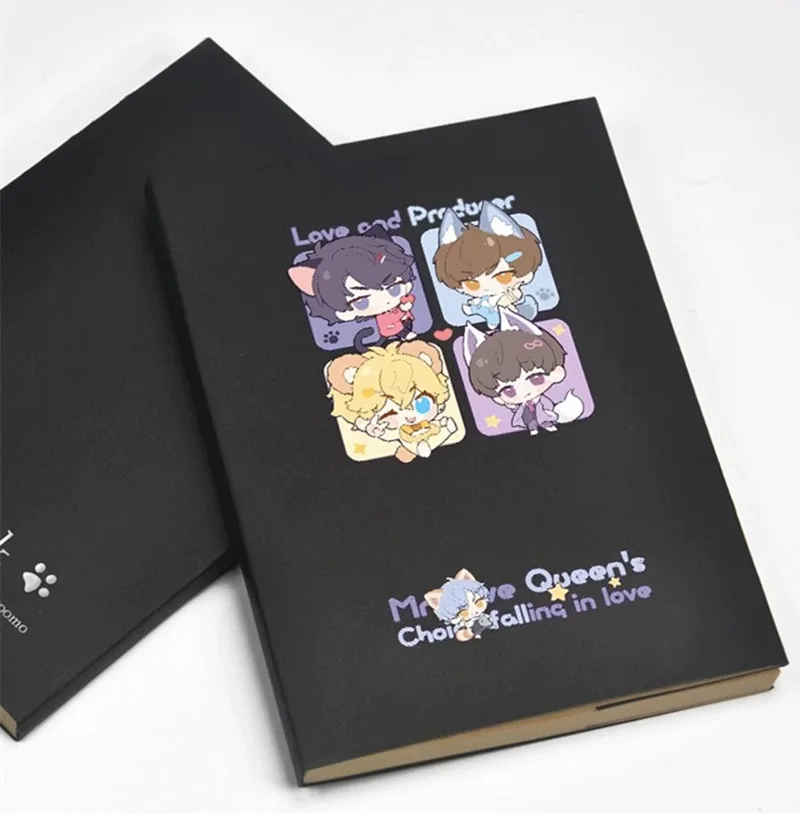 Anime Love and The Producer Cute Notepad Notebook EVOL x LOVE Cartoon Student Notebook Diary Stationery Fans Gift