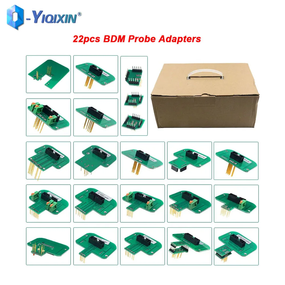 BDM الإطار محول البرمجة مجموعة كاملة 22 قطعة ل KTAG KESS FGTECH BDM100 التحقيق محولات اختبار LED ECU RAMP رقاقة ضبط أداة #1