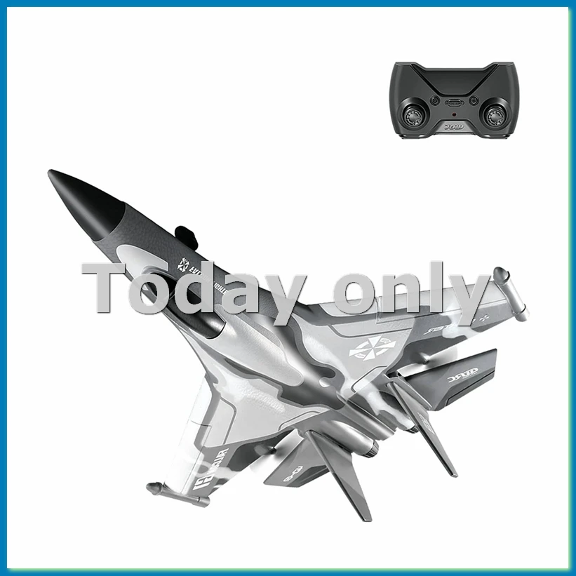 Rc Air Plane Stealth Remote Control Airplane 3 Channel Stunt with RGB Light, Aircraft Toy Gift for Kids-AT35
