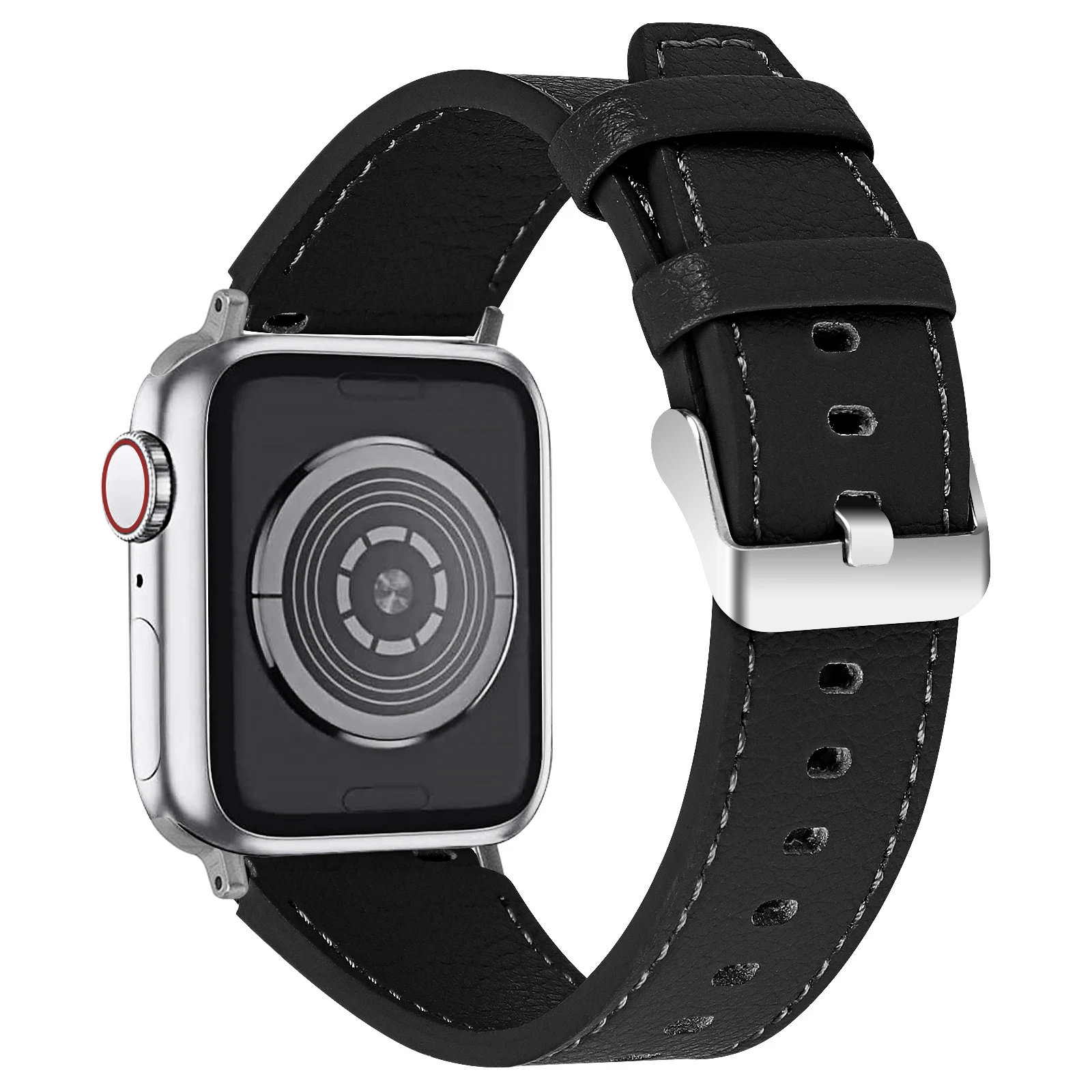 애플 워치 시리즈용 스트랩, 가죽 밴드, 아이워치 SE 6, 5, 4, 3, 40mm, 44mm, 38mm, 42mm, 42mm, 울트라 49mm, 40mm, 45mm