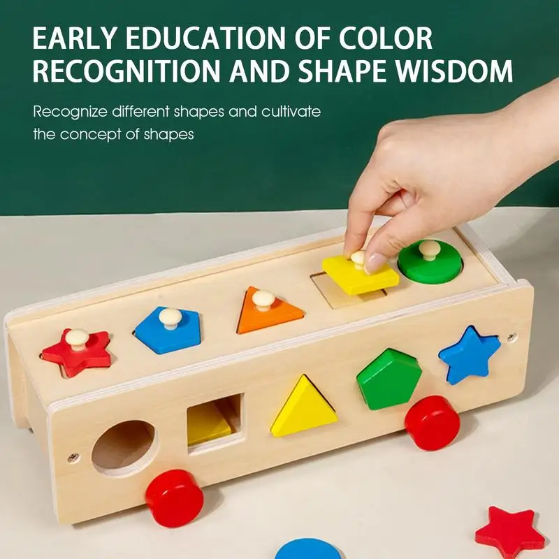 Wooden Carrot Montessori Toys Fine Motor Skills Development Pull Desig Preschool Learning Educational Gift Wooden Garden Toy