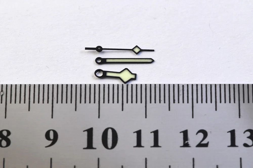 Schneeflocken-Orange Leuchtende Uhrzeiger Uhrenmodifikationsteile Hochwertig SKX007/SBDX007/SRP777 Für NH35A/36A Uhrwerk Zubehör – Detail 2
