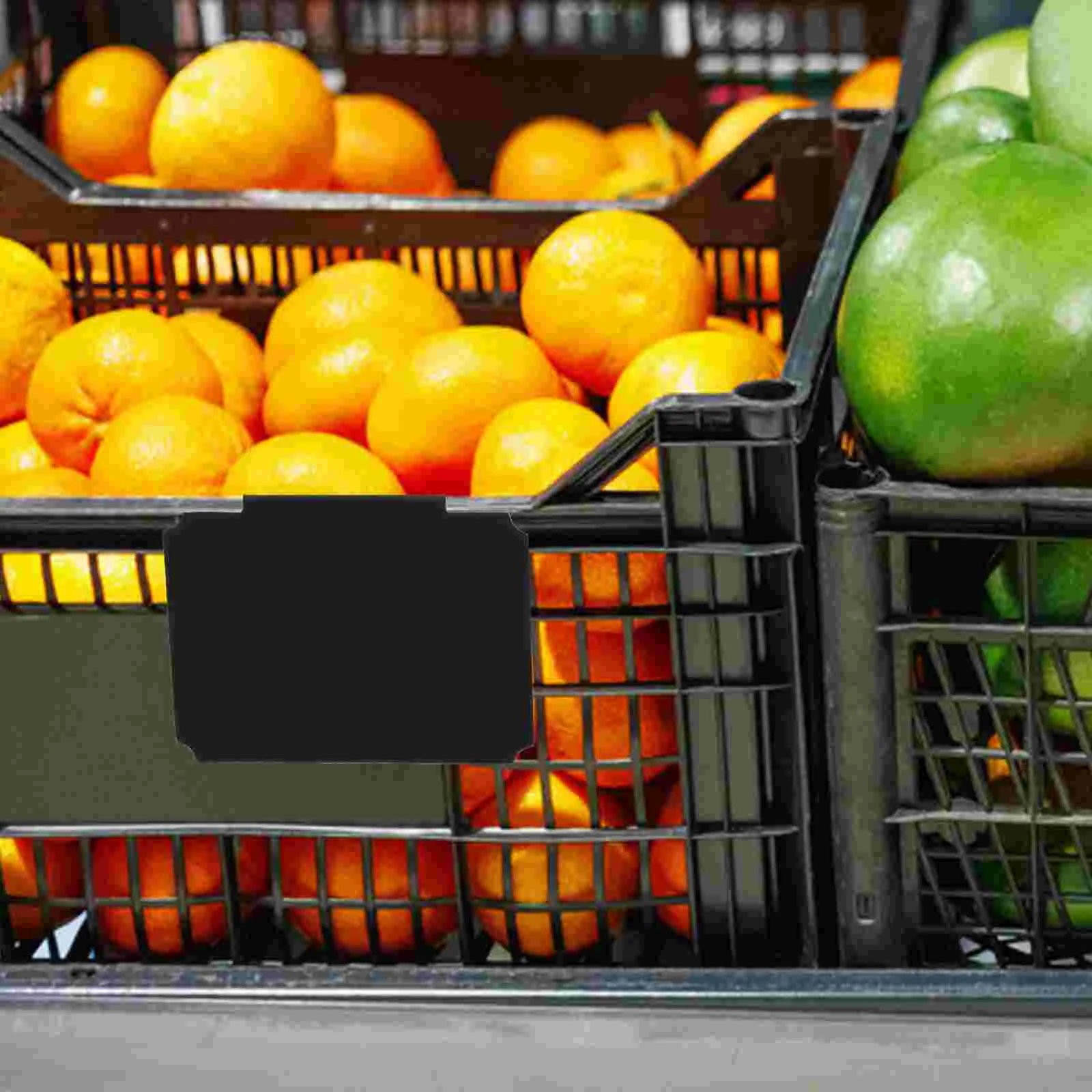 12 Pcs Label Holder Message Board Bin Clips Labels for Baskets Removable Storage Bins