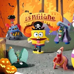 2024 KFC SpongeBob SquarePants Halloween Happy Meal Toys Figure Collectible Toy Desktop Decoration Kids Birthday Christmas Gifts