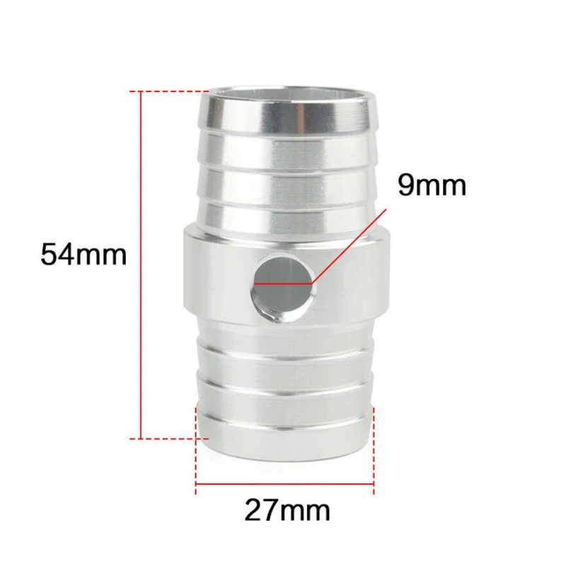 Adaptor Selang Radiator Atas dengan Port Uap NPT 1-8 inci untuk Selang 1-1-4 LS