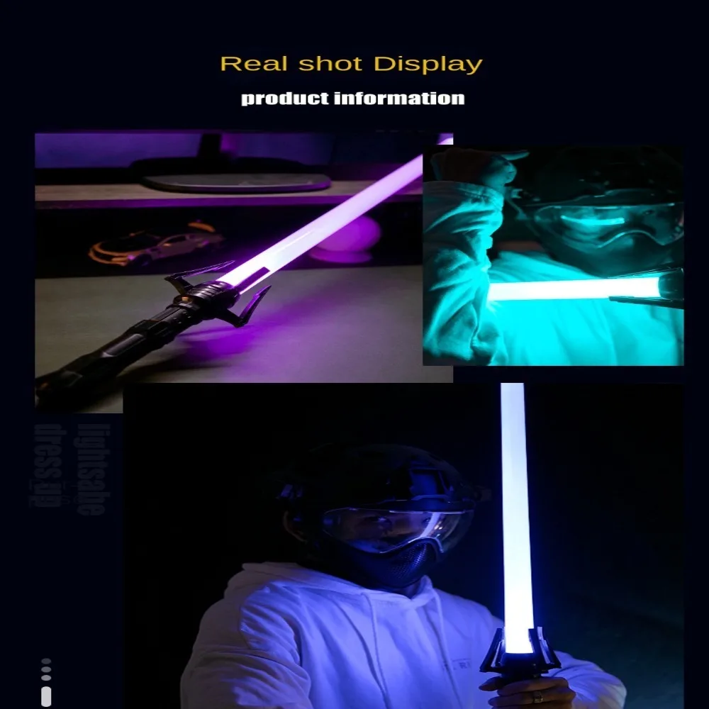 Plastikowy Miecz Laserowy Zabawka 2 Kolory Laserowy Pręt Symulowany Świecący Miecz Laserowy Skalowany Miecz Gwiezdny Miecz Zabawka dla Dzieci