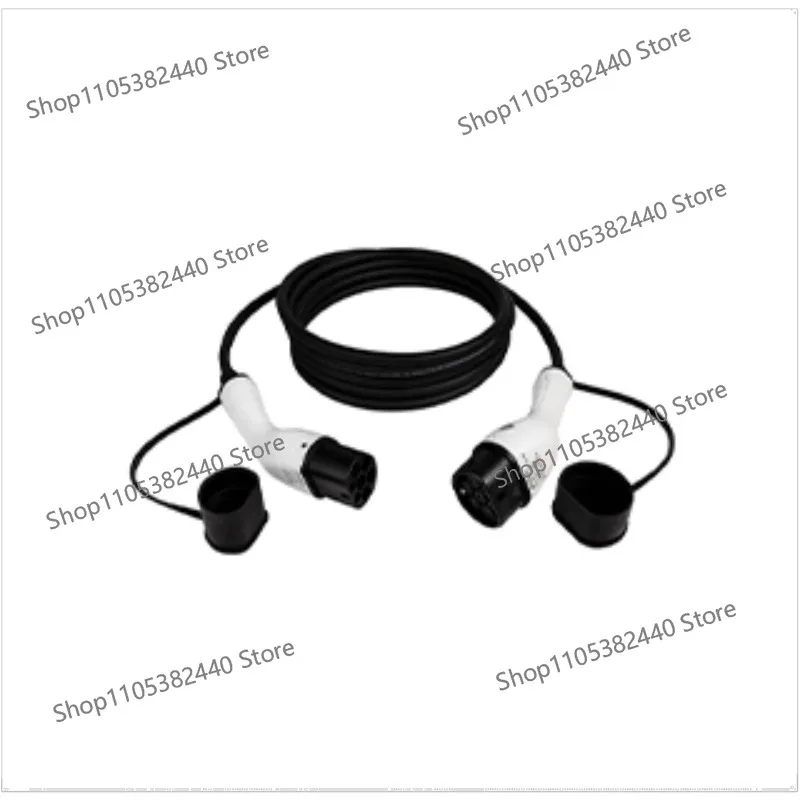 22KW European standard extension cable European standard double head gun new energy vehicle portable charging gun head 32A22kw