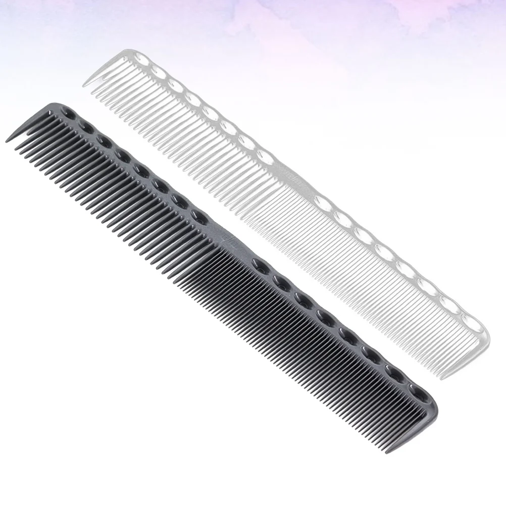 قطعتان من مشط فرد الشعر، مشط بلاستيكي ممتاز لفك تشابك الشعر للنساء، أداة تصفيف الأسنان الخشنة الدقيقة للاستخدام المنزلي في الصالونات #6