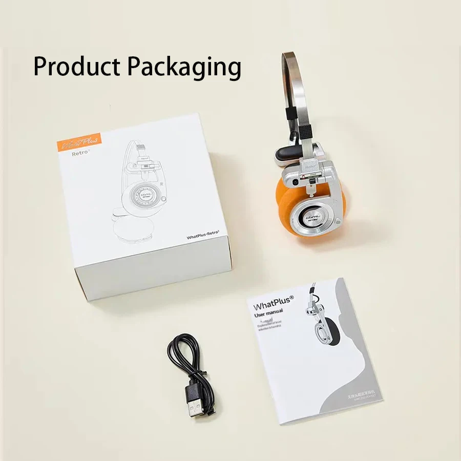 WhatPlus RETRO R3 Bluetooth Earphones Headworn Wireless Portable