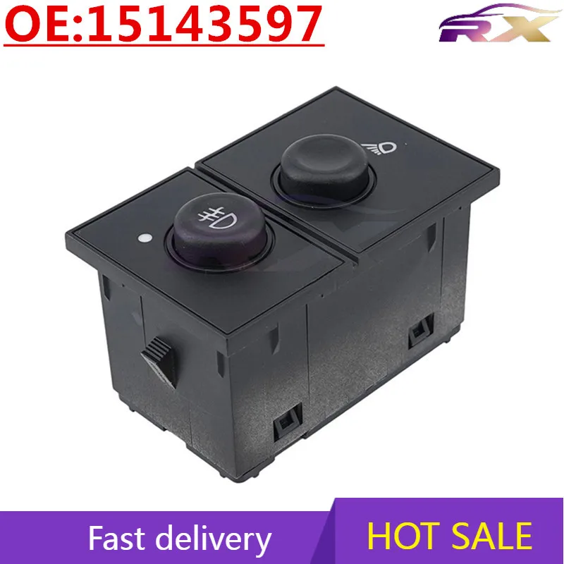 

OEM:15143597 car fog light switch cargo light control switch For GM Buick Chevrolet