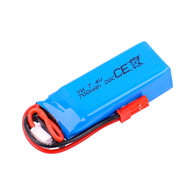 7.4V 700mAh 2S JST Plug Lipo Battery For HGV2 HGD2 RC Rear-drive Drift Car 1/28 Mosquito Car 7.4V Li-po Battery/ Charger Suits
