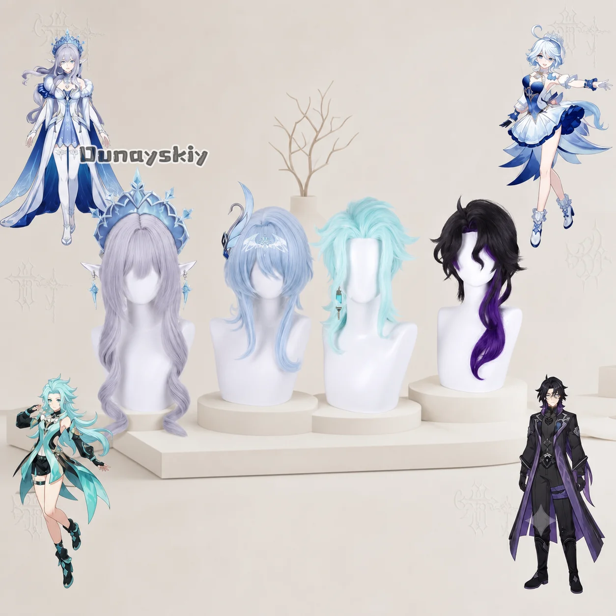 Anime Cosplay Real - KS*13Harbingers Short Cosplay Wig Hair With