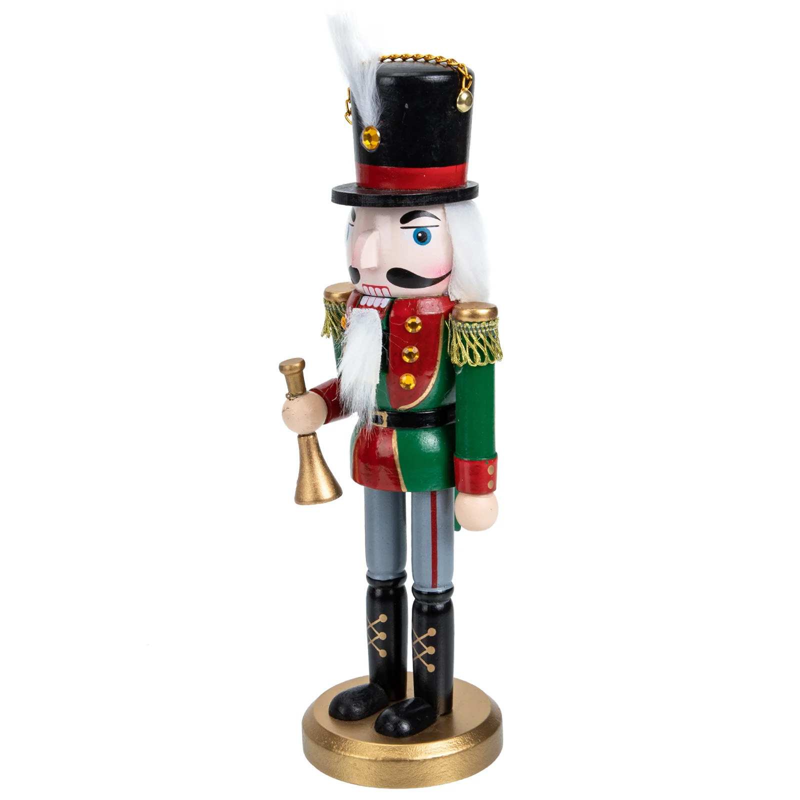 

Household Nutcracker Baby Sculpture Decor Light Wood Soldier Design Home Ornaments