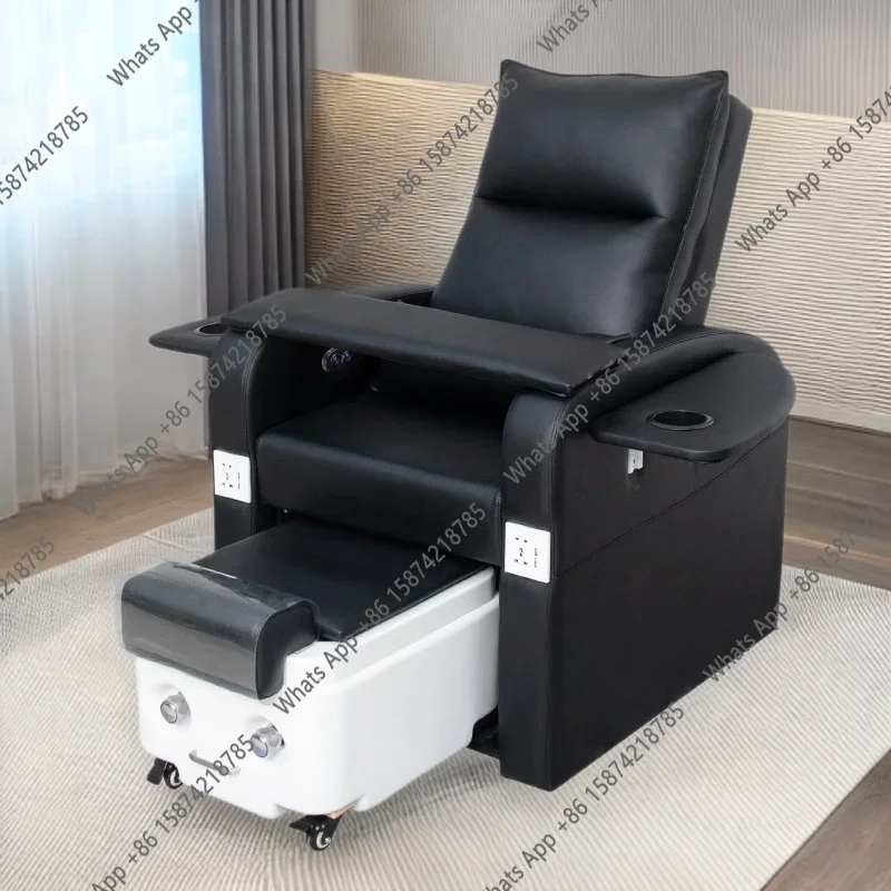 G Electric Foot Bath Manicure Massage Chair Foot Therapy Eyelash Sofa Pull-out Foot Bath With USB Charging