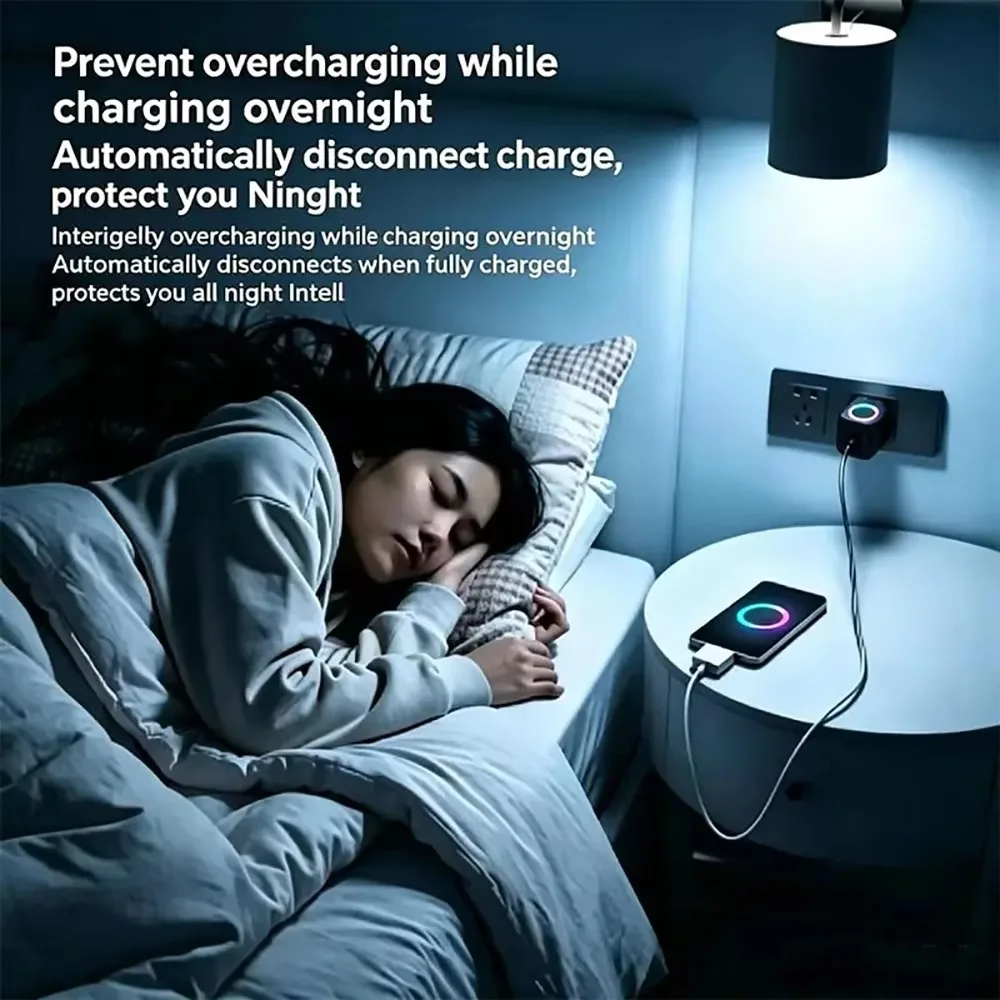 140W Fast Charging Safety Device,Automatic Cut Off Charging Protector, Auto Stop Overcharge Protection for USB Charging