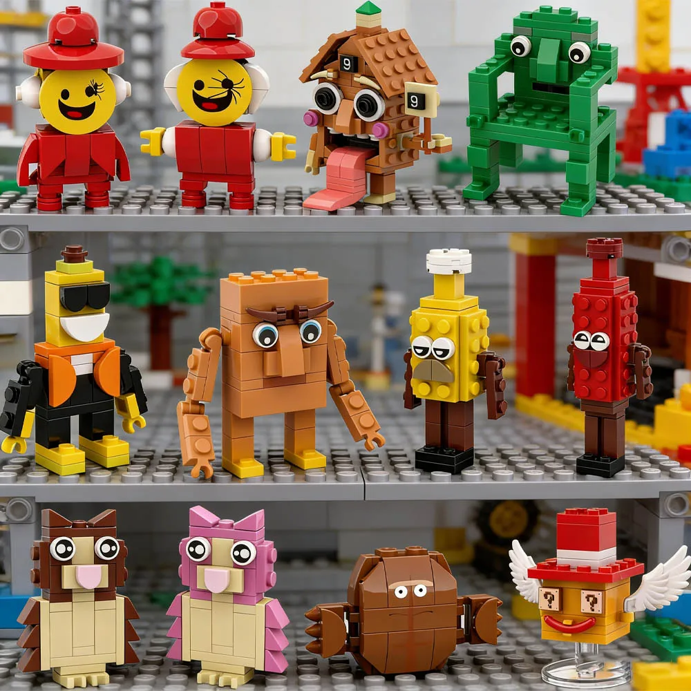 Popular Steal A Brainrot Collectible Building Blocks，Italian Brainrot Desktop Decoration Model Omament，Prefer for Birthday Gift