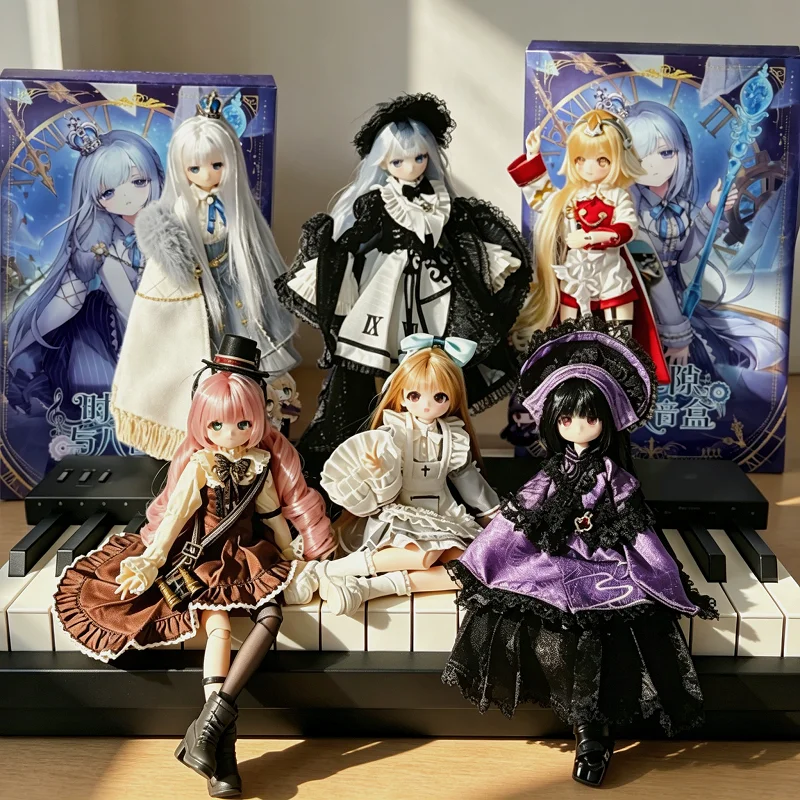 In Stock Genuine Time Gap Music Box Series Blind Box Special 1/6 BJD Collectible Cute Articulated Doll Ornament Surprise Gift