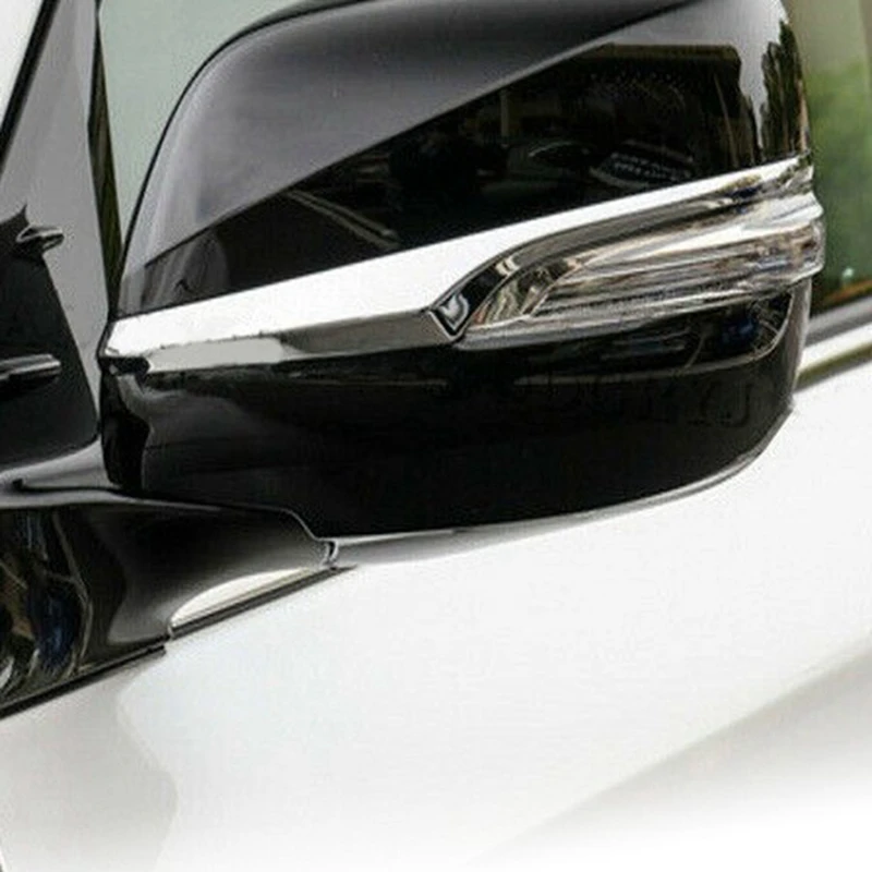 Rearview Mirror Strip Cover Trim Silver Rearview Mirror Strip Cover Trim Fit For Lexus LX570 GX460 2016-2021