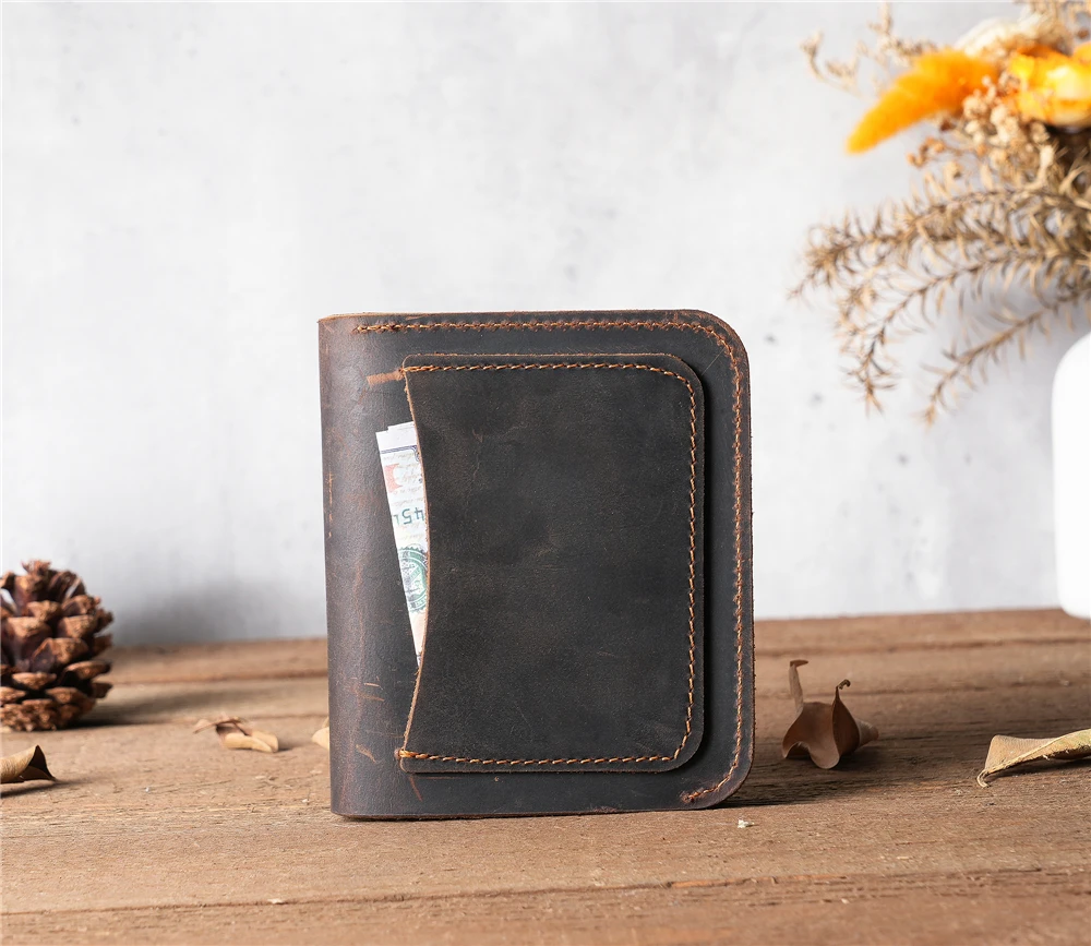 

NEW Men Wallet Money Card Holde Bag Fashion Men's wallet Genuine Leather multifunctional wallet with large capacity top layer