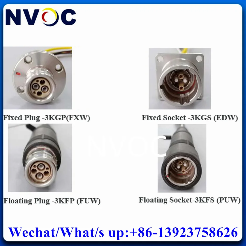 3K FUW Plug to PUW Socket 250M HDTV 3K.93C Series Broadcasting Compatible Camera to Hybrid Electric Fiber Cable Connectors