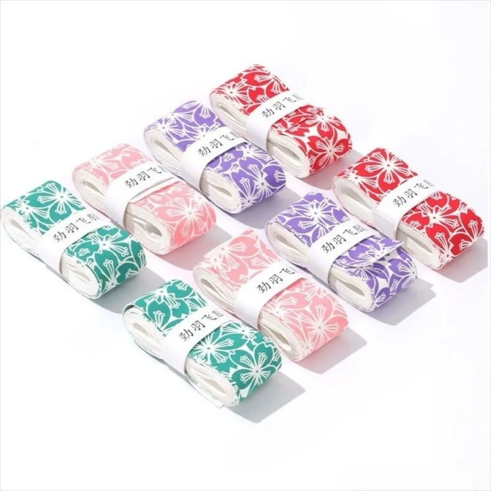 

Sakura Print Tennis Badminton Grip Tape Sweat-Absorbent Non-Slip Badminton Racket Grips Wrap Wear-resistant Shock-Absorbing