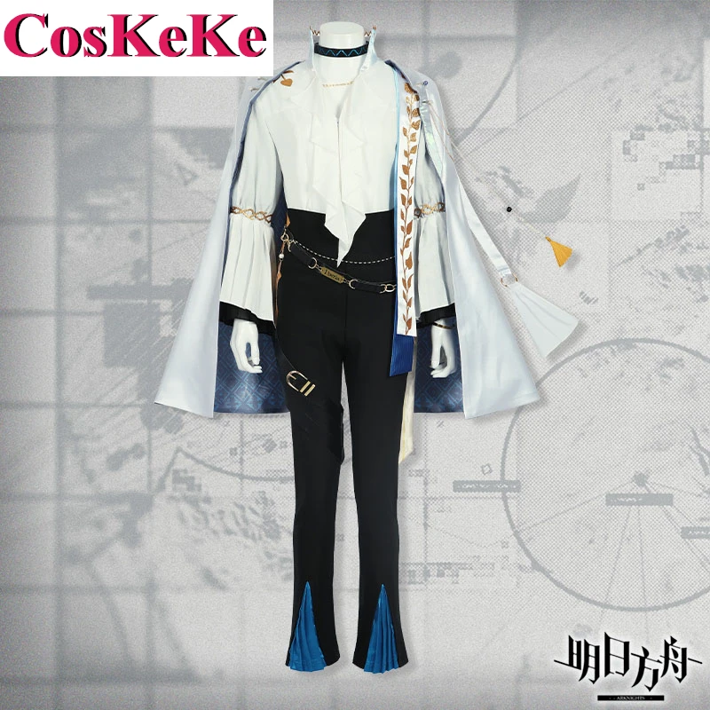 CosKeKe Lumen Cosplay Anime Game Arknights Costume 2023 Phonological Synesthesia Uniforms Halloween Party Role Play Clothing New