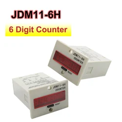 Digital Counter JDM11-6H Display Electronic Industrial Counter DC 12V 24V 36V AC 110V 220V 380V Proximity switch sensor count
