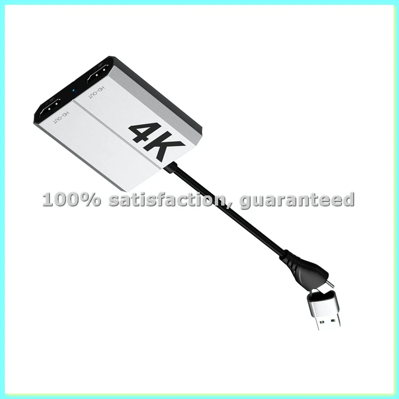 

Кабель-удлинитель USB3.0 Type-C для двух устройств с поддержкой разных дисплеев и одинакового отображения HD-видео 4K/60HZ-ABFT